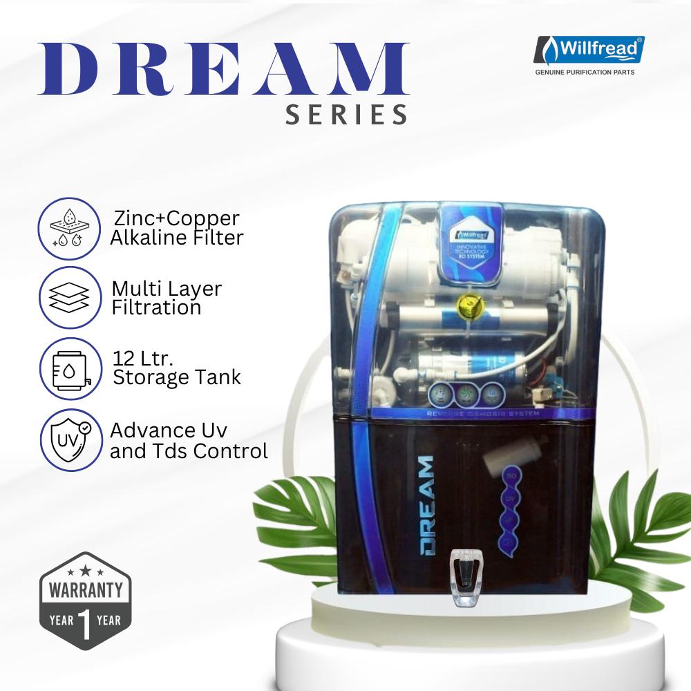 WILLFREAD Dream Series Half tpt Alkaline Ro Water Purifier - Image 2