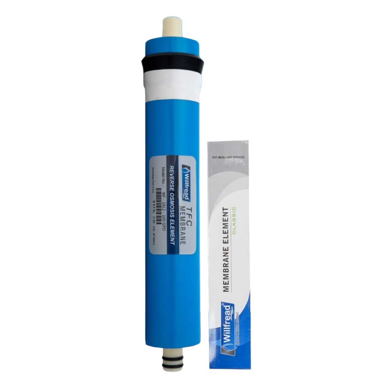WILLFREAD 100 GPD RO Membrane – High TDS Removal for Domestic RO Water Purifiers